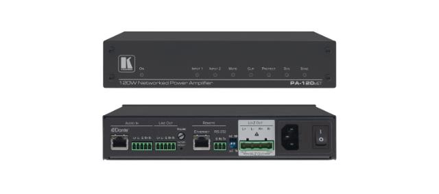 KRAMER nd  2x60W @ 8Ω Controllable Power Amplifier with Dante Input