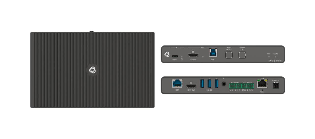 KRAMER 2x1 4K60 4:4:4 USB–C/HDMI Switcher Extender