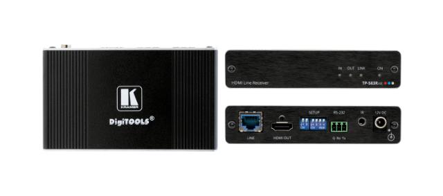 KRAMER 4K60 4:4:4 HDMI RS232/IR Extended−Reach HDBT Rx