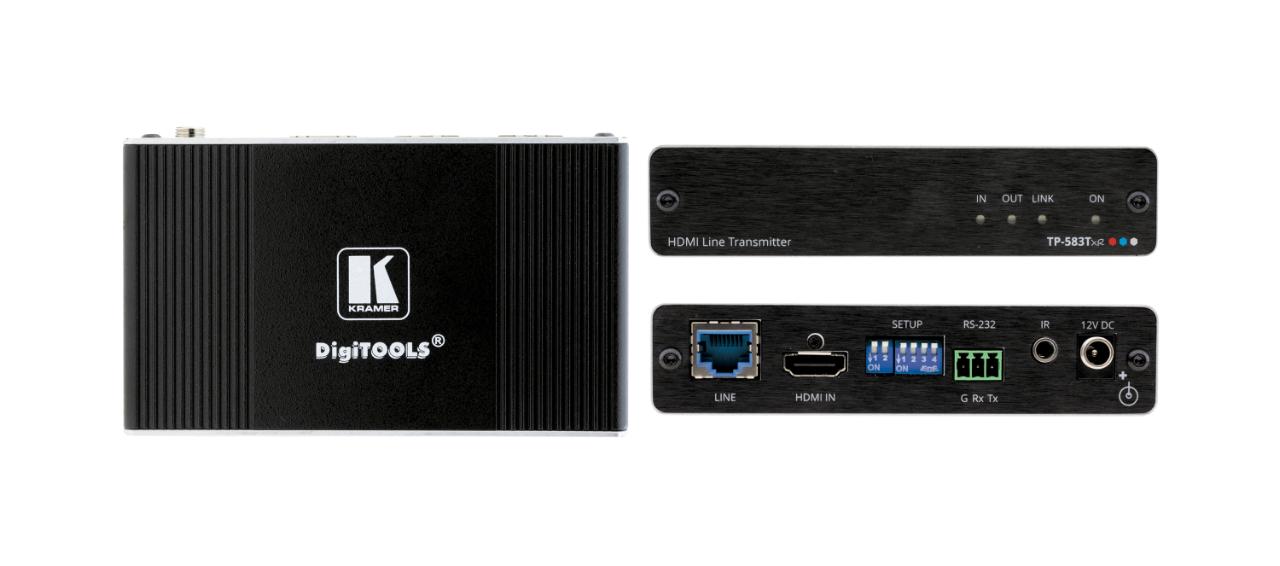 KRAMER 4K60 4:4:4 HDMI RS232/IR Extended−Reach HDBT Tx