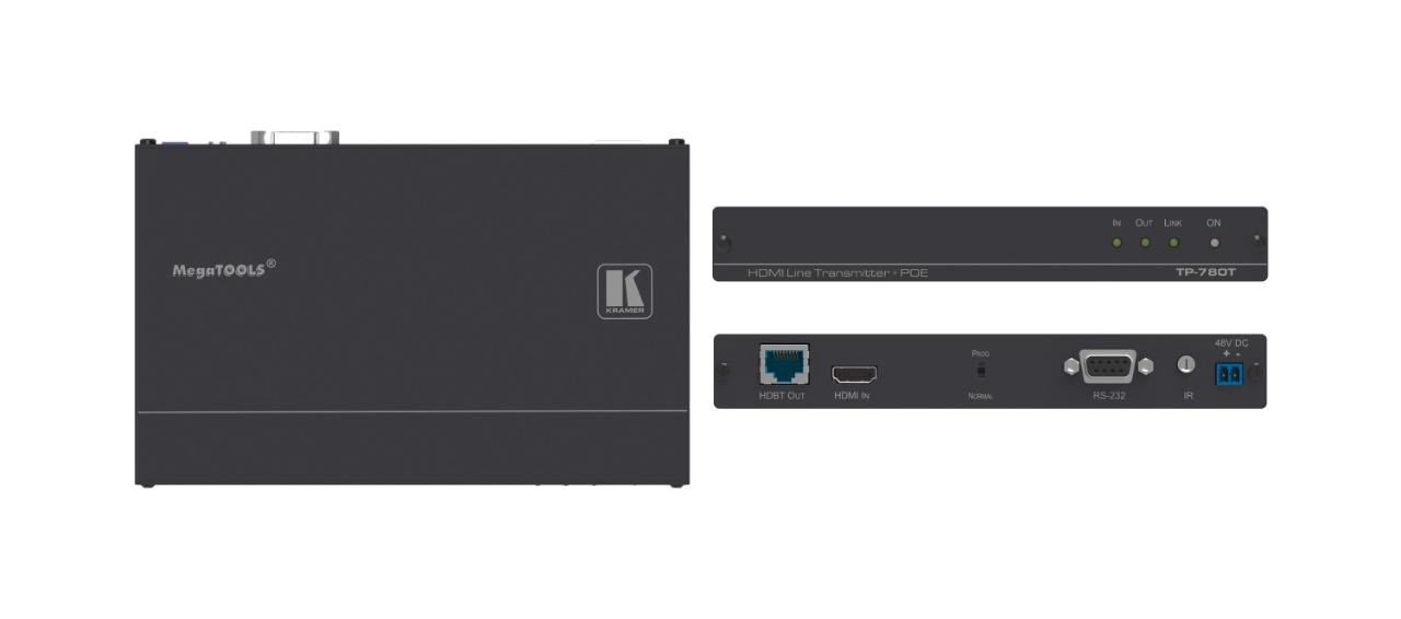KRAMER HDMI, POE, RS−232 & IR over HDBaseT Twisted Pair Transmitter
