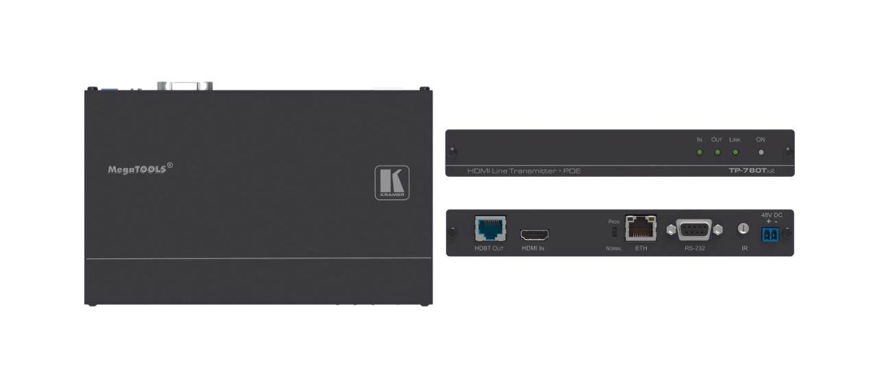KRAMER HDMI POE RS−232 ETH& IR over HDBaseT Twisted Pair Transmiter