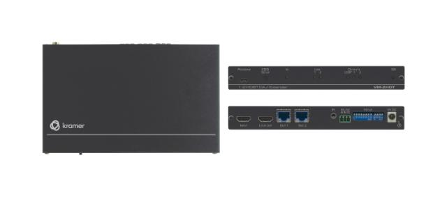KRAMER 1:2+1 4K60 4:2:0 HDMI to Long−Reach HDBT DA