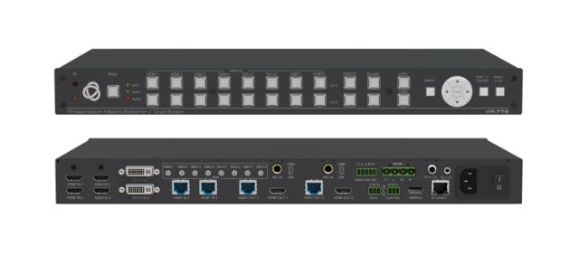 KRAMER 8 Input Dual Output Legacy+HDBT Presentation Switcher/Scaler