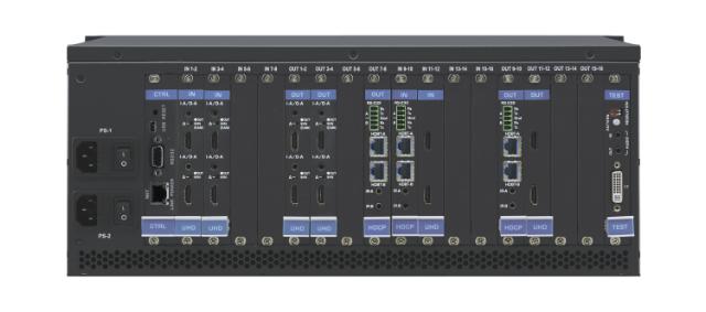 KRAMER 4U digital Frame with 16 slots