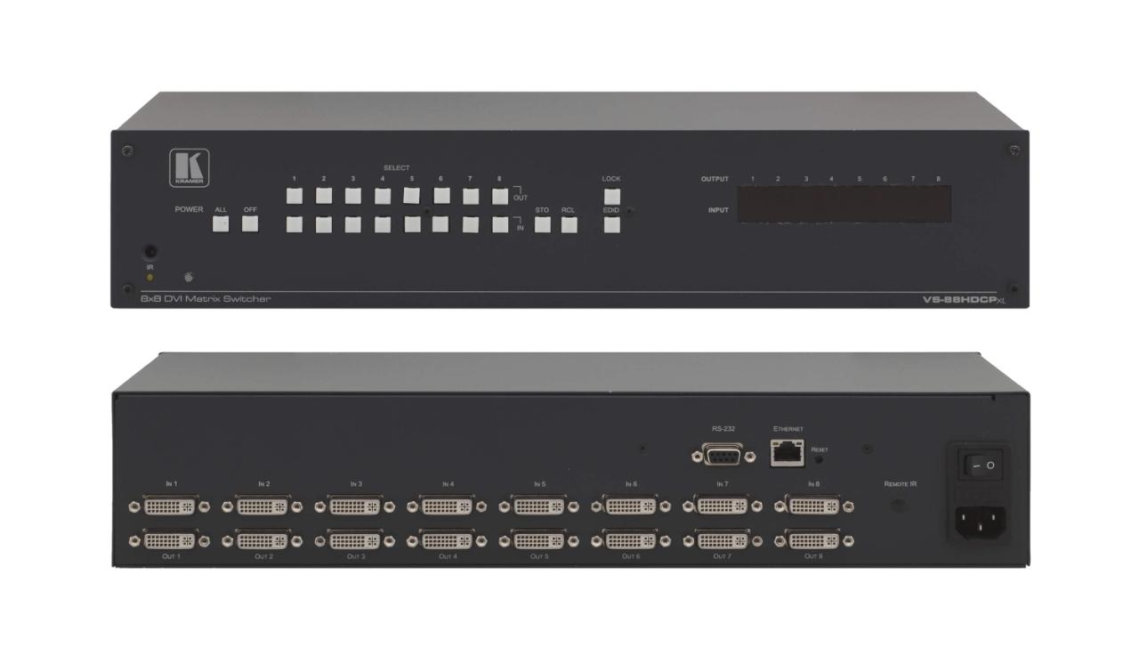 KRAMER 8x8 HDCP Compliant DVI Matrix Switcher