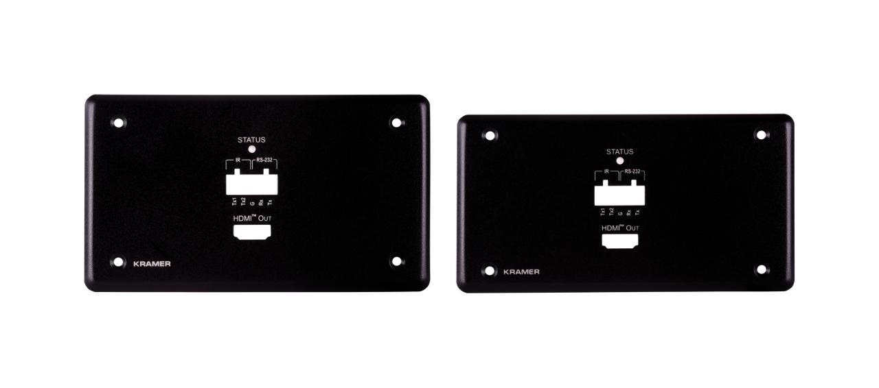 KRAMER WP-789R EU & UK-size Black Panel Set