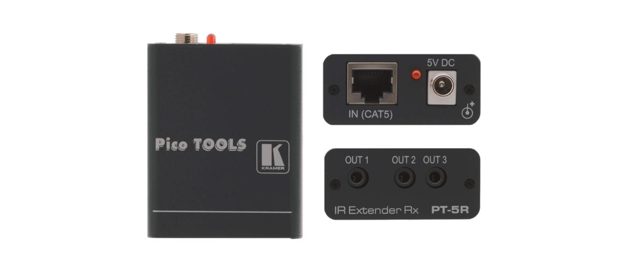 KRAMER IR OVER CAT-5 TRANSCEIVER & REPEATER.