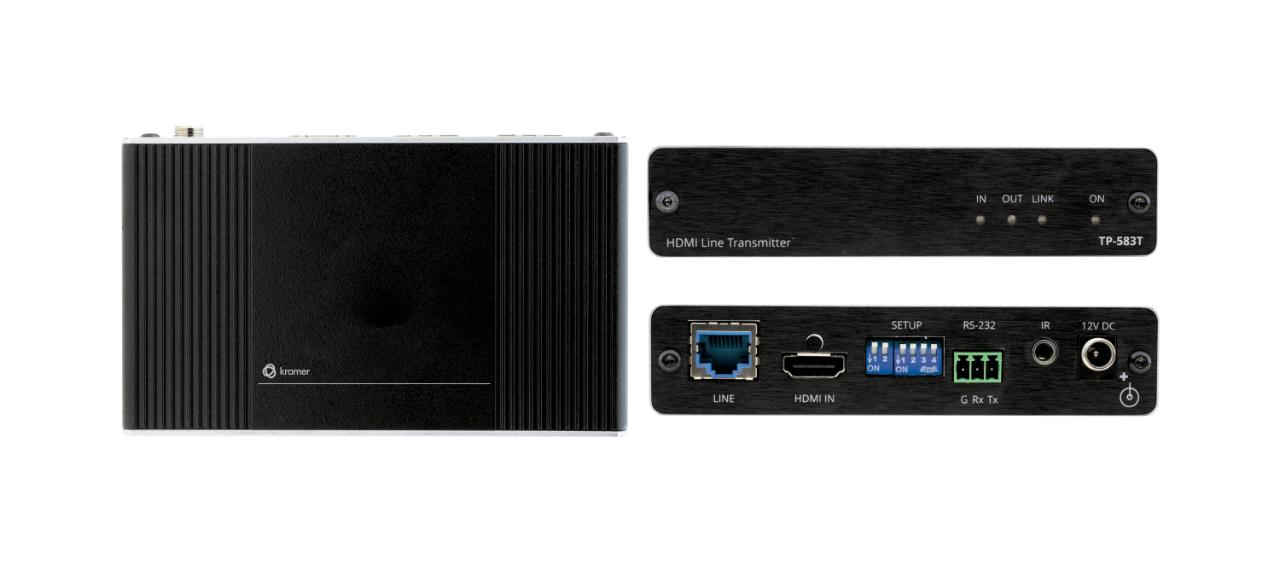 KRAMER 4K60 4:4:4 HDMI RS232/IR Long−Reach HDBT Tx