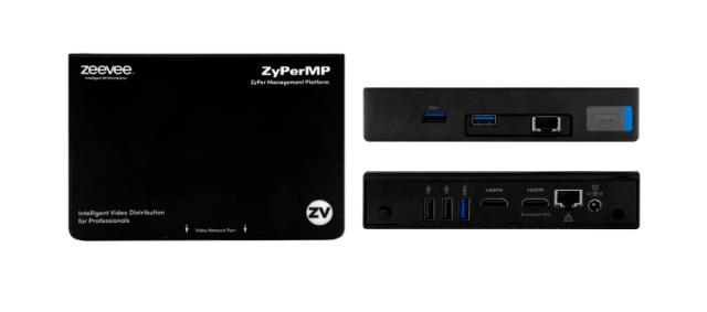 ZeeVee ZyPer Management Platform NUC Rev E. Manages up to 120 JPEG2K or ZyPer4K endpoints.