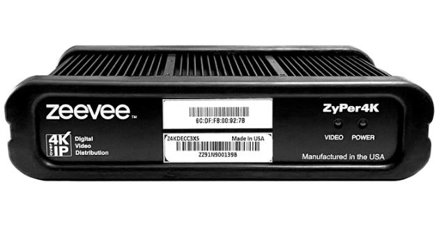 ZeeVee ZyPer4K-XS Decoder Copper