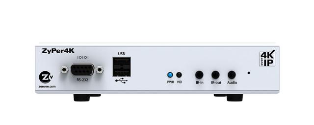 ZeeVee ZyPer4K HDMI 2.0 and DisplayPort Fiber Decoder with USB