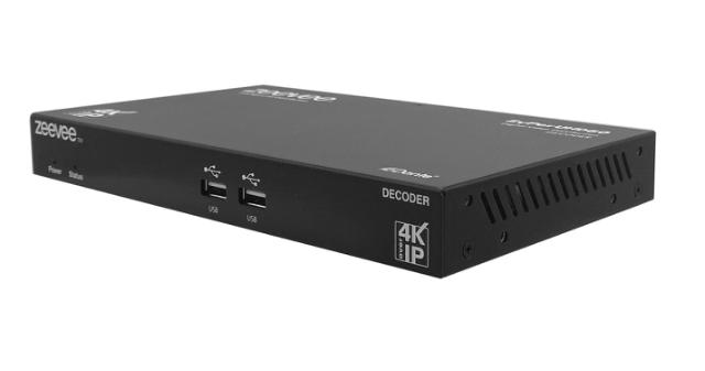 ZeeVee ZyPerUHD60 Decoder, Single LAN with Dante