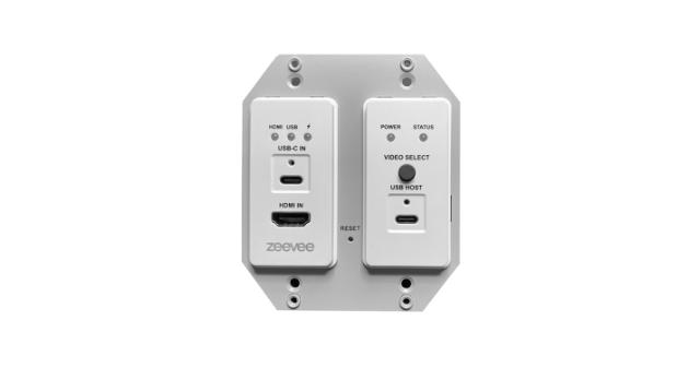 ZeeVee ZyPerUHD60 Encoder, Wall Plate, 2 x 1 Switching