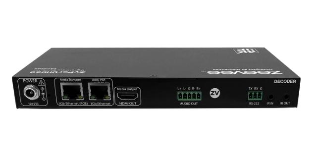 ZeeVee ZyPerUHD60 Decoder, Dual 1G LAN