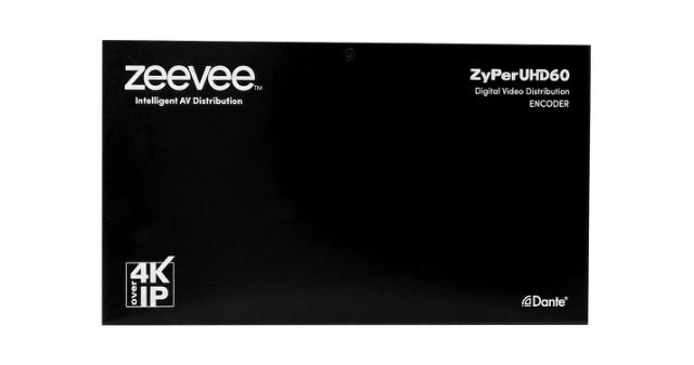 ZeeVee ZyPerUHD60 Encoder, 3x1 Switching Input, Dual LAN with Dante