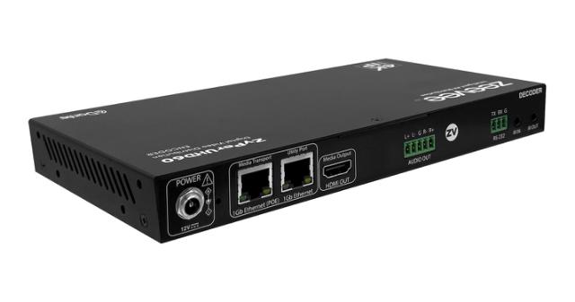 ZeeVee ZyPerUHD60 Encoder, 3x1 Switching Input, Dual LAN with Dante