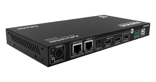 ZeeVee ZyPerUHD60 Encoder, 3x1 Switching Input, Dual LAN with Integrated Management