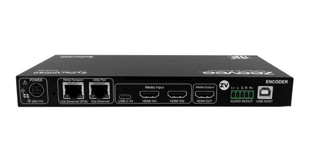 ZeeVee ZyPerUHD60 Encoder, 3x1 Switching Input, Dual LAN with Integrated Management