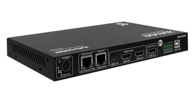 ZeeVee ZyPerUHD60 Encoder, 3x1 Switching Input and Dual LAN