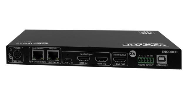 ZeeVee ZyPerUHD60 Encoder, 3x1 Switching Input and Dual LAN