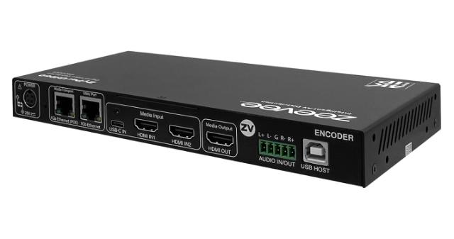 ZeeVee ZyPerUHD60 Encoder, 3x1 Switching Input and Dual LAN