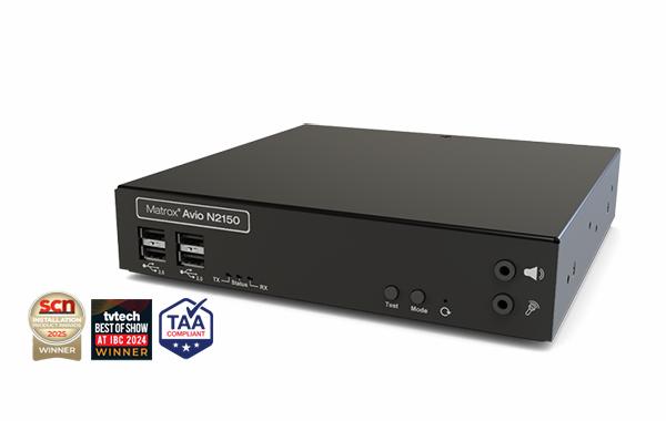 Matrox Avio2 IPMX/ST 2110 IP KVM Appliance