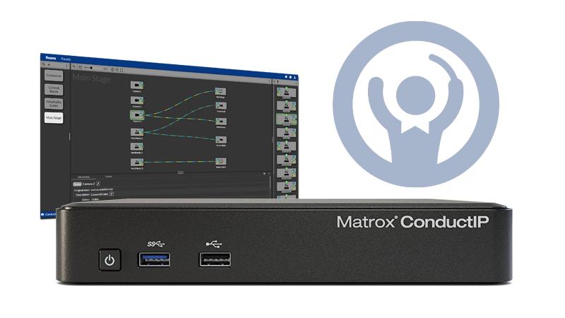 MATROX ConductIP Media Routing Appliance.