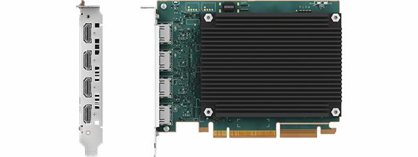 MATROX Mura Single-slot PCIe® 4Kp60 HDMI quad-capture card Passive