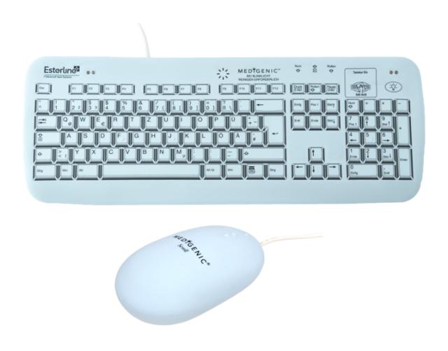 MEDIGENIC Compliance sæt m. tastatur & scroll mus