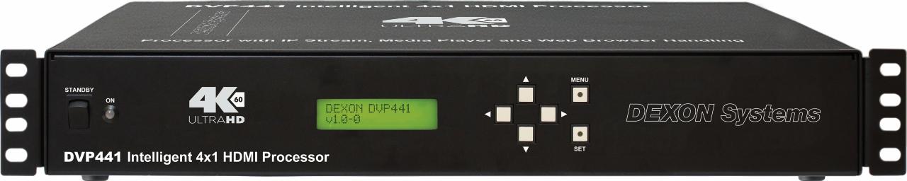 DEXON DVP441 MultiViewer - 4x1, 4K60 4:4:4 Video Processor
