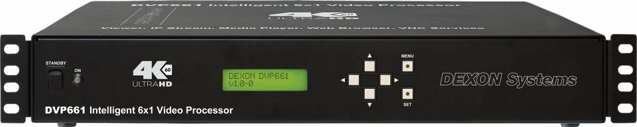 DEXON DVP661 MultiViewer - 6x1, 4K60 4:4:4 Video Processor