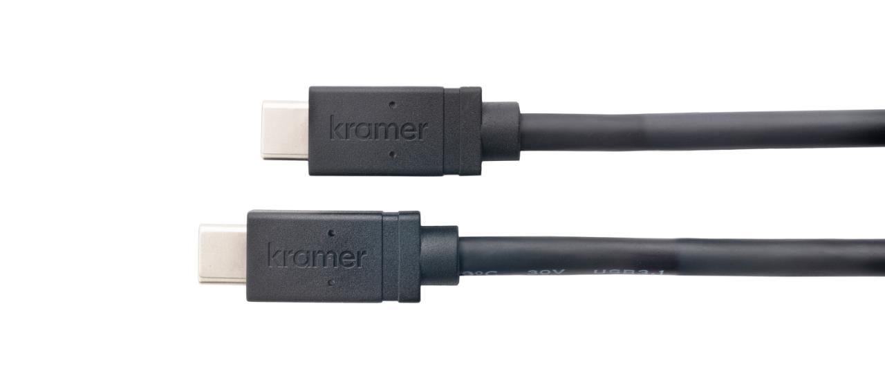 KRAMER 0,9m USB 3.2 GEN–2 Full Featured USB–C (M) to USB–C (M) Cable
