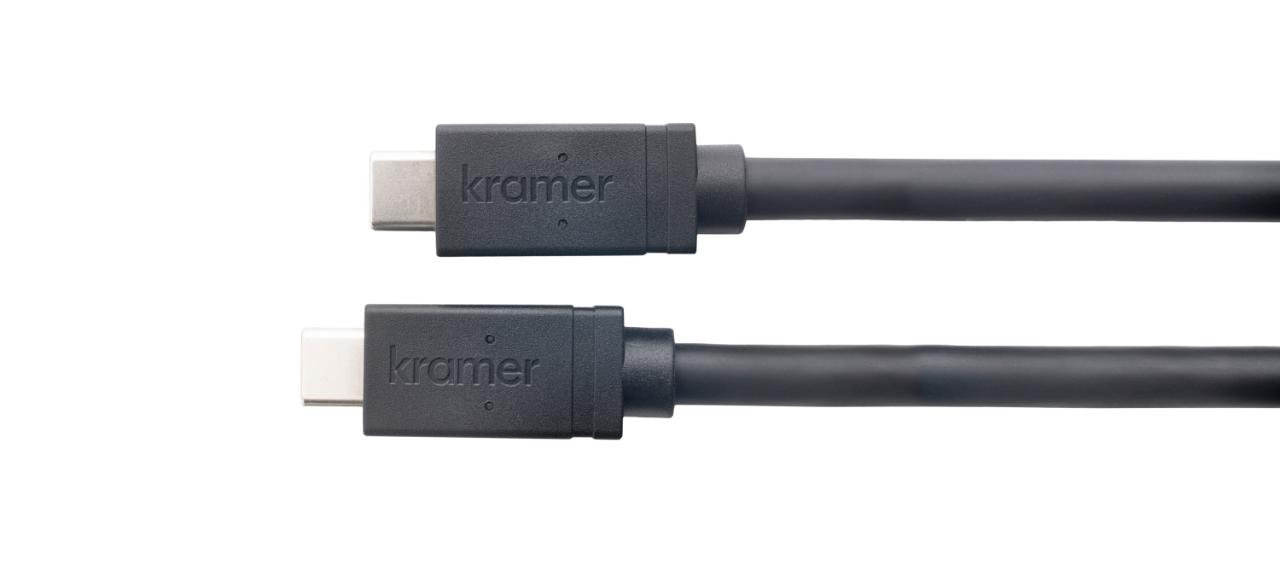 KRAMER 3m USB 3.2 GEN–2 Full Featured USB–C (M) to USB–C (M) Active Cable