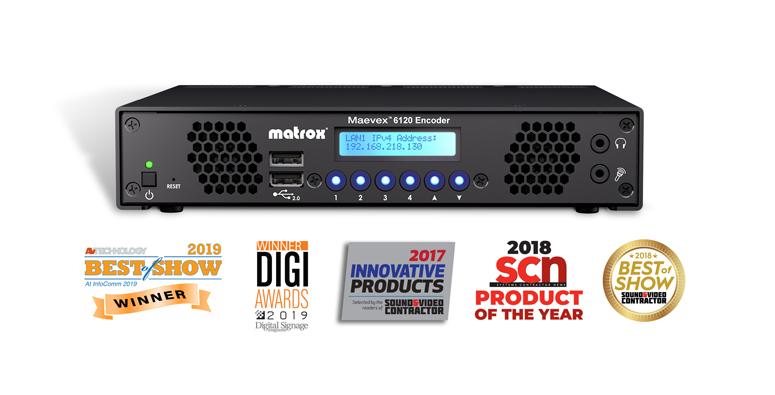 Matrox Maevex E6122 Dual 4K Encoder Applicance