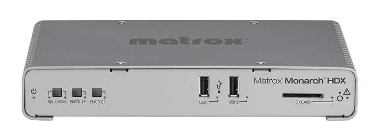 Matrox Monarch HDX Dual H.264 Encoder