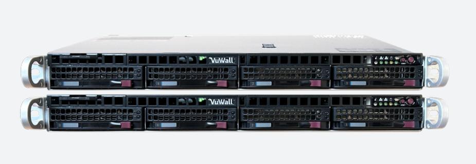 VuWall 2U Cluster Appliance Servers for TRx & PAK