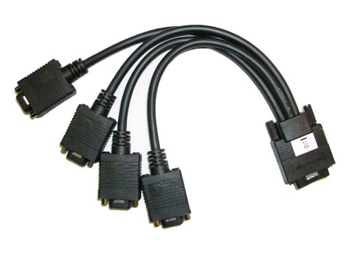 Billede af MATROX LFH60 -> 4 x DB15 25cm