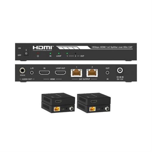 Billede af DVDO 4K 1x2 HDMI Splitter with CAT Outputs