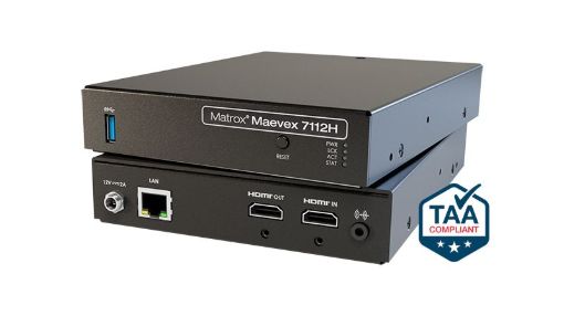 Billede af MATROX Maevex 7112H Single-Channel 4K H.264/H.265 Encoder