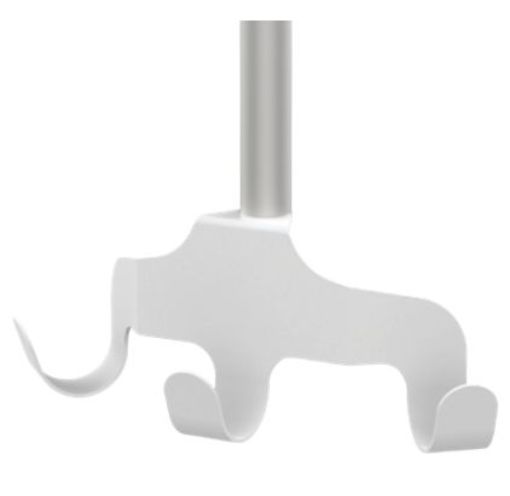 Billede af CIM triple cable hook, for non-height adjustable, down post rotatable 300 mm