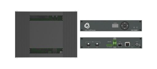 Billede af KRAMER Open-standard low latency AVoIP 4K@60Hz streaming decoder with audio