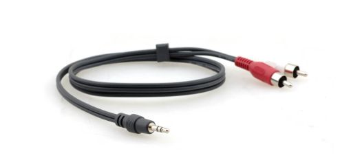 Billede af KRAMER 7,6m - 3.5mm to 2 RCA Breakout Cable