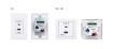 Billede af KRAMER 2x1 4K30 HDMI/USB-C EU/UK Wall-Plate Switcher 40m-HDBT Tx