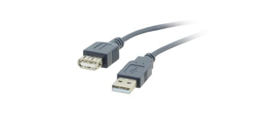 Billede af KRAMER 1,8m USB 2.0 A (M) to A (F) Extension Cable