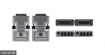 Billede af KRAMER 4 fiber Detachable DVI Optical TX & RX set