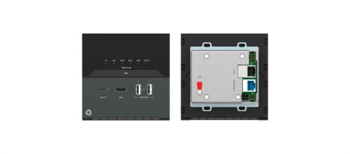 Billede af KRAMER USB-C Wallplate Transmitter with USB, Ethernet, RS-232, & IR over Extended-Reach HDBaseT 3.0