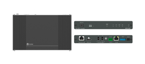 Billede af KRAMER USB-C AV + USB + GE 60W-charge 40m PoE-acc Tx