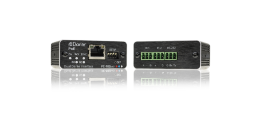 Billede af KRAMER 2 Channel Dante Encoder & PoE Acceptor