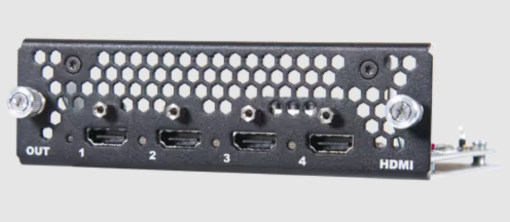Billede af ANALOG WAY Opt. Output connector card with 4x HDMI 2.0 (carrying case included)